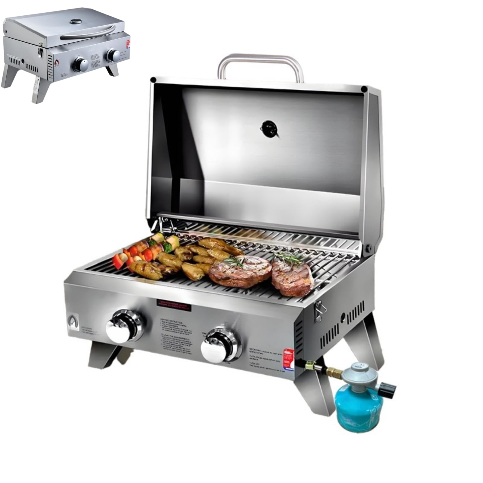 売れてます プロパンガスグリラー キャンプBBQ 60×45 鉄板焼